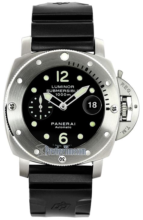 panerai 1000m|Panerai submarine watch.